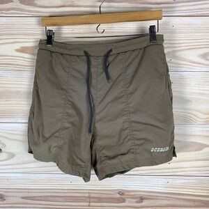 Hind Cycling Shorts Women Medium Brown Pavement Optional MTB Padded Athletic 5"